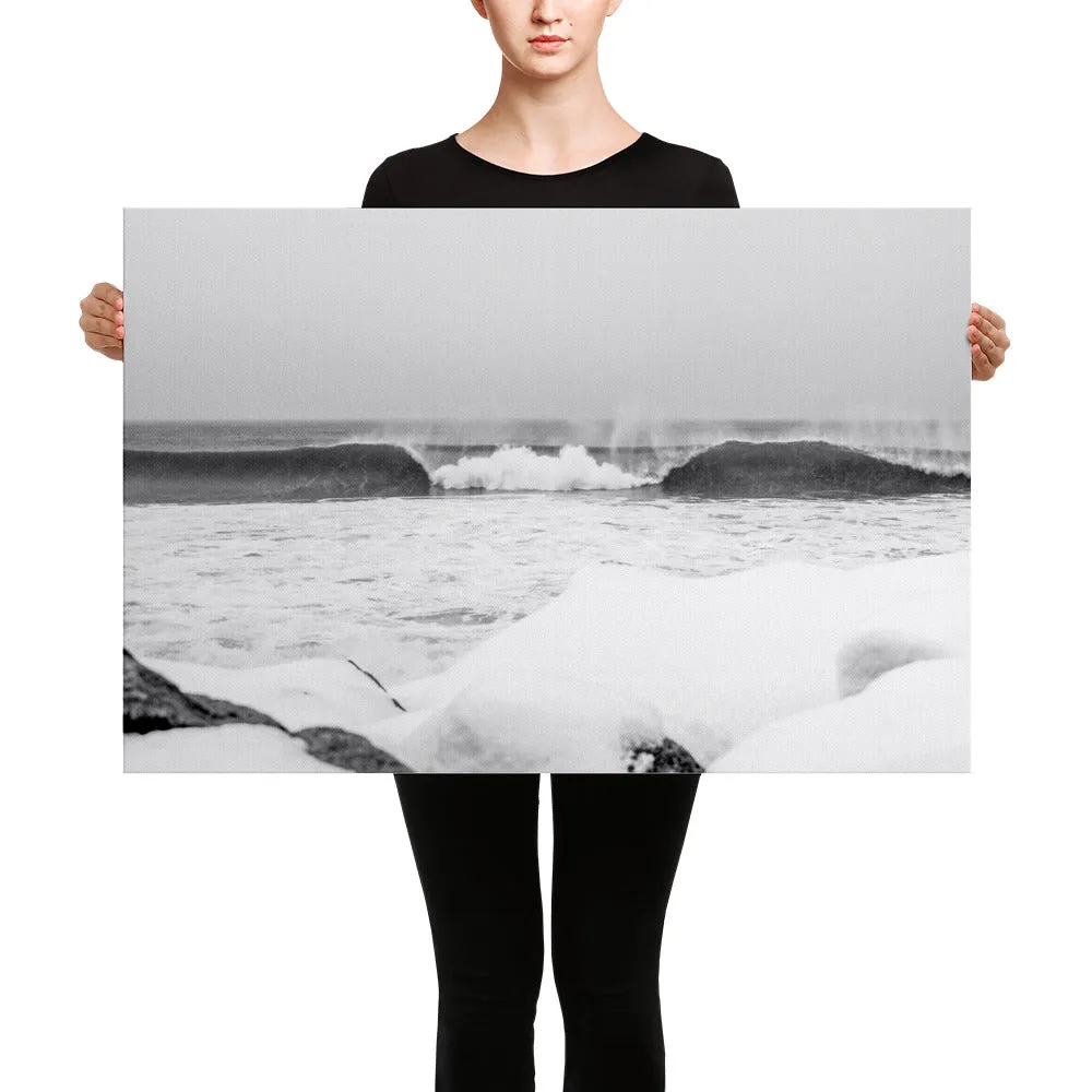 Watch Hill 'Winter Waves', Canvas Prints