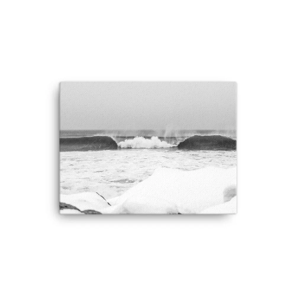 Watch Hill 'Winter Waves', Canvas Prints