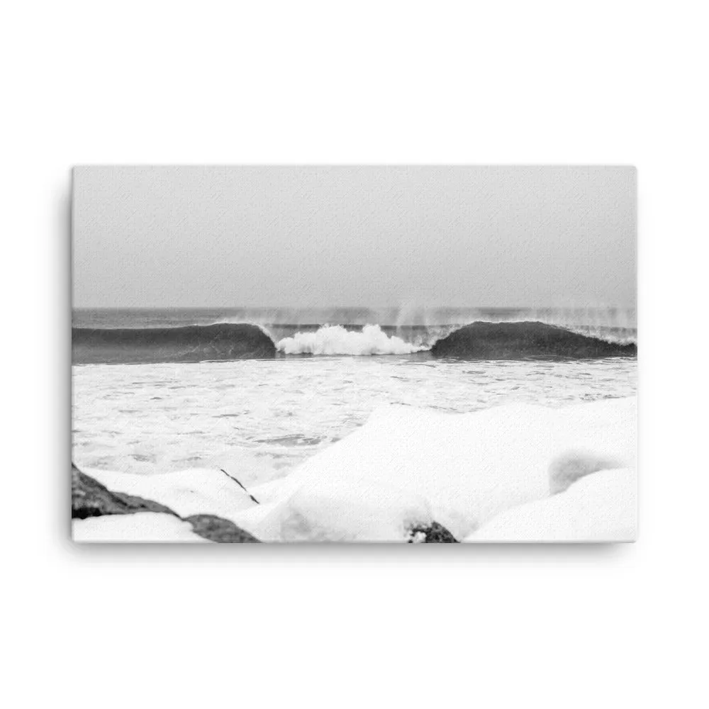 Watch Hill 'Winter Waves', Canvas Prints
