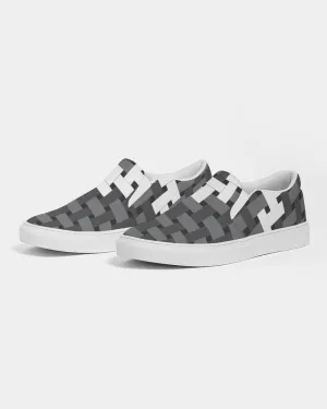 Weave Feminine Slip-On Canvas Shoe