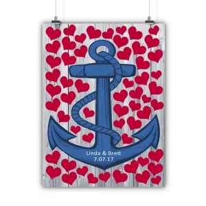 Wedding Guest Book Alternative - Anchor