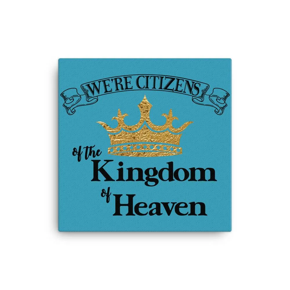 We're Citizens, Canvas Wrap-Black Text