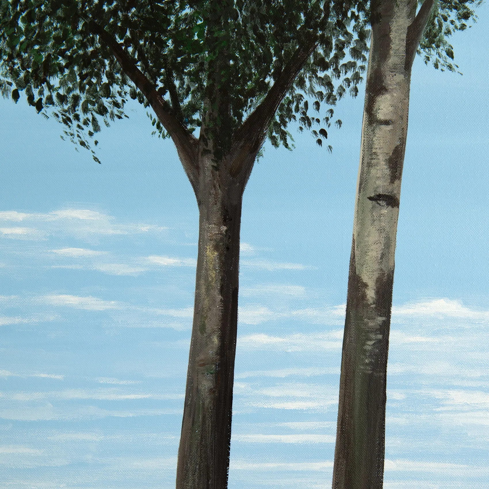 White tree
