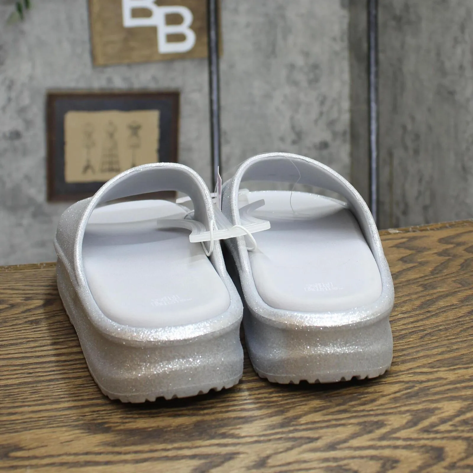 Wild Fable Womens Laney EVA Platform Sandals 89258971 Silver 11M