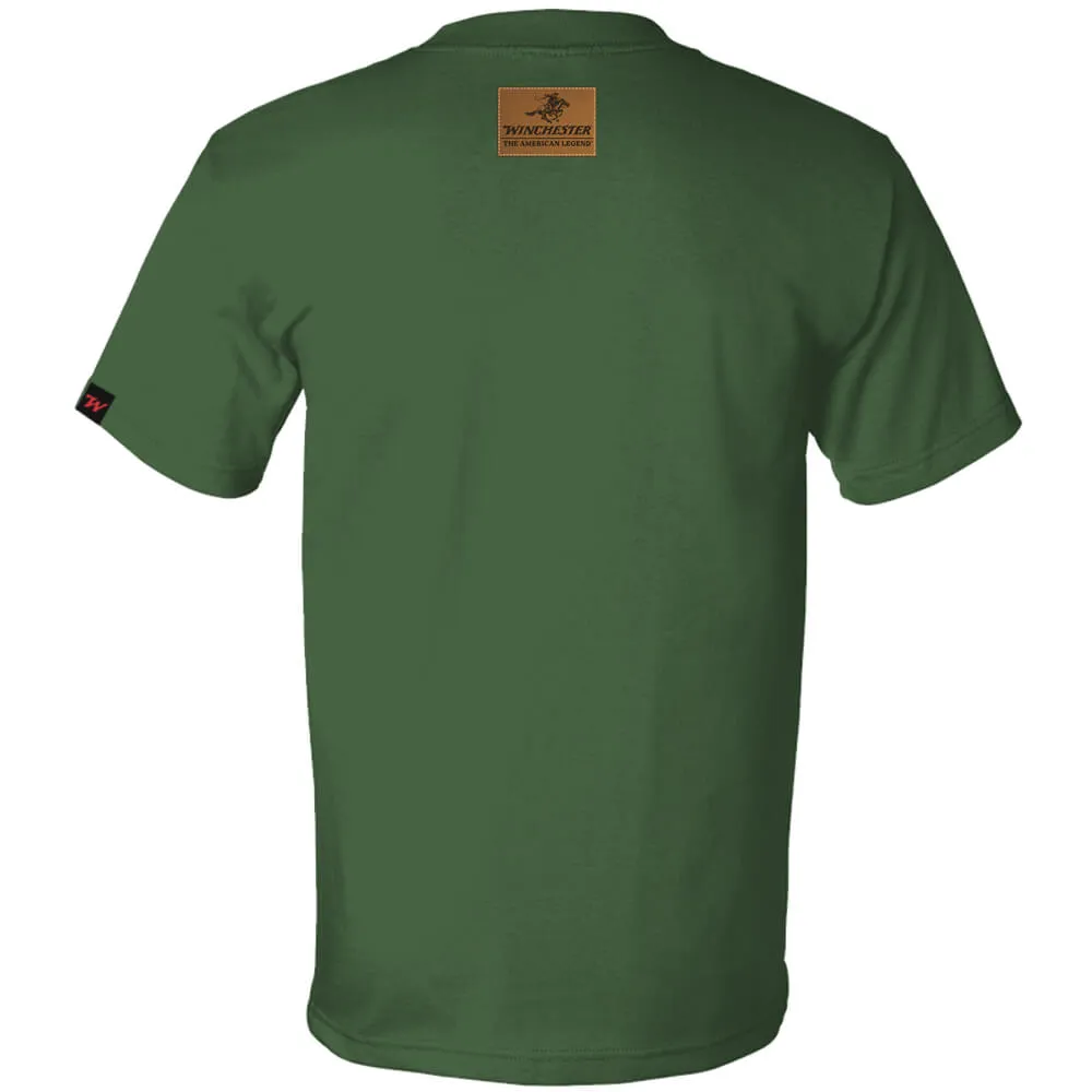 Winchester Legend - Half Camo Rider - Short Sleeve T-Shirt - Made in USA