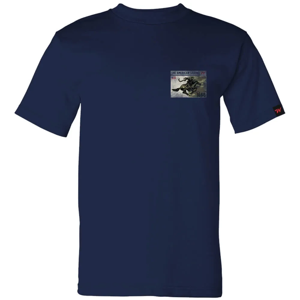 Winchester Legend - Half Camo Rider - Short Sleeve T-Shirt - Made in USA