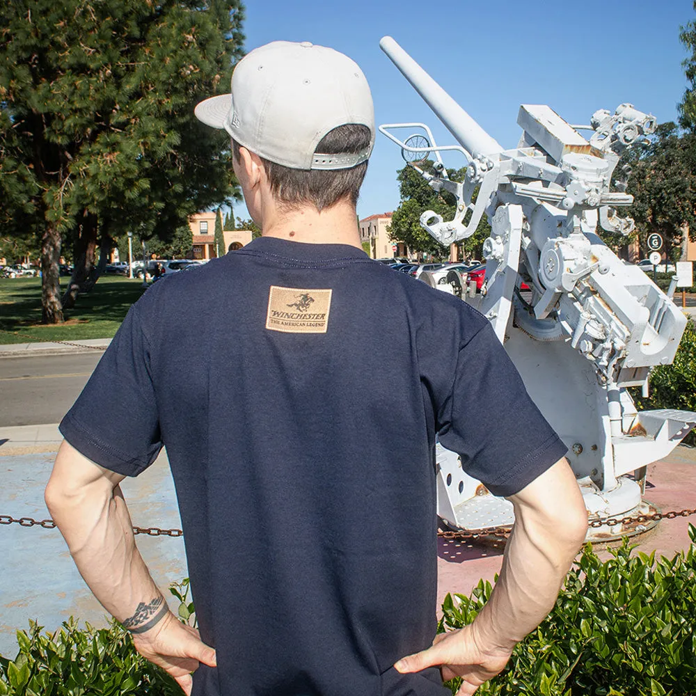 Winchester Legend - Half Camo Rider - Short Sleeve T-Shirt - Made in USA