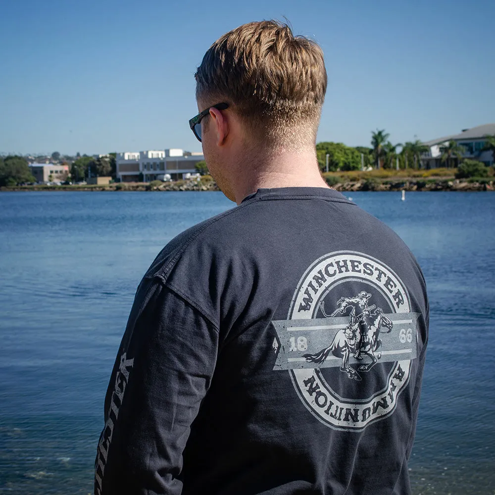 Winchester Legend - Rider Crest Banner - Long Sleeve T-Shirt