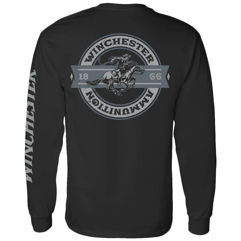 Winchester Legend - Rider Crest Banner - Long Sleeve T-Shirt
