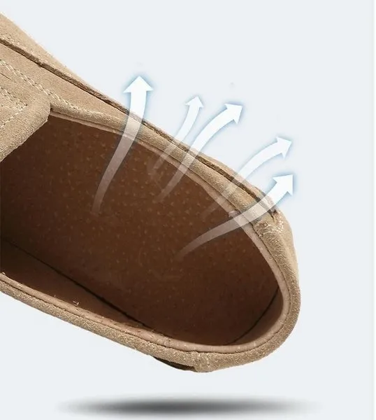 Women flat shoes thick soled platform shoes leather suede casual shoes slip on flats creepers