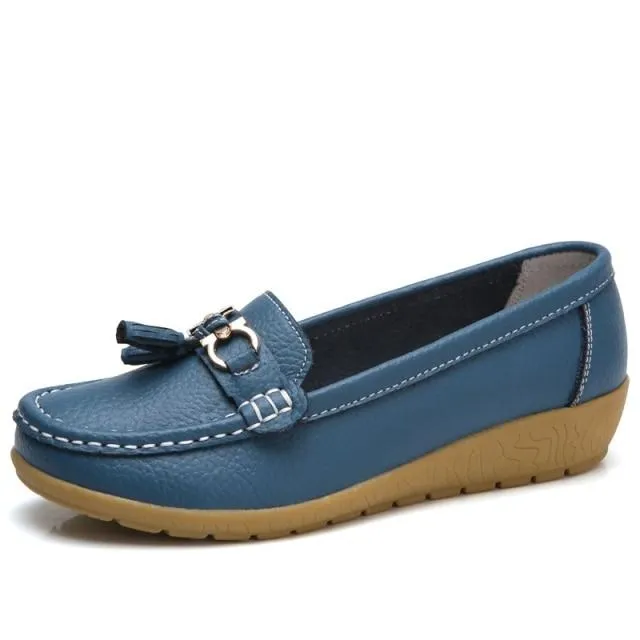Women's Loafers Slip On Flat Moccasins Shoes