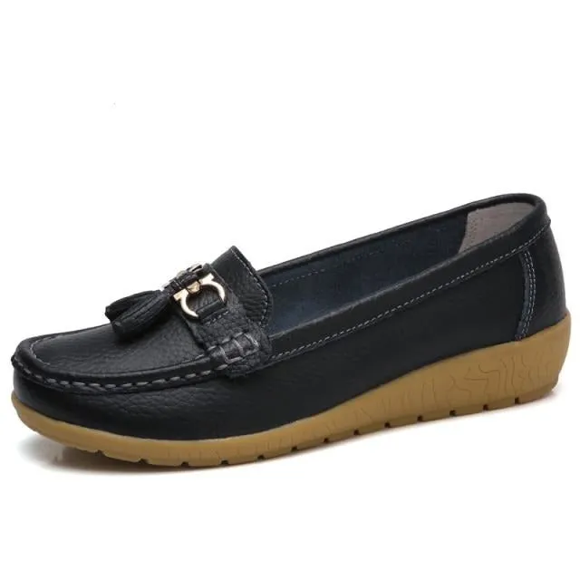 Women's Loafers Slip On Flat Moccasins Shoes