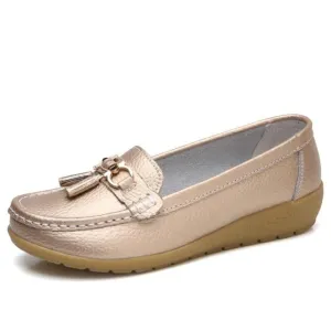 Women's Loafers Slip On Flat Moccasins Shoes