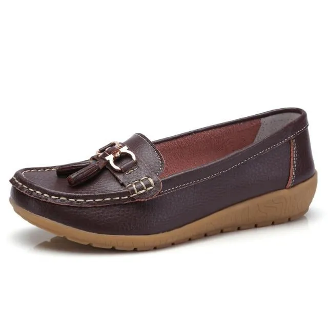 Women's Loafers Slip On Flat Moccasins Shoes