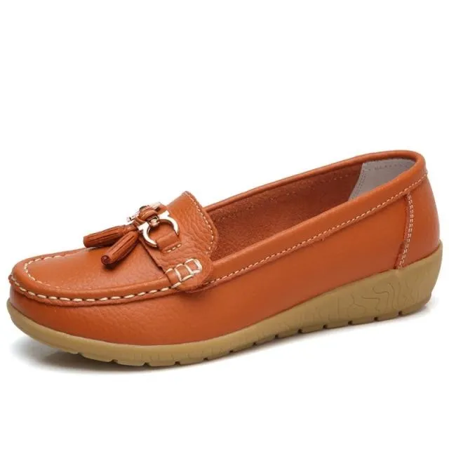 Women's Loafers Slip On Flat Moccasins Shoes