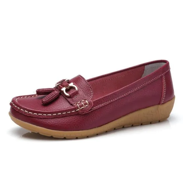 Women's Loafers Slip On Flat Moccasins Shoes