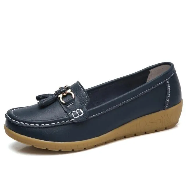 Women's Loafers Slip On Flat Moccasins Shoes