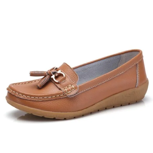 Women's Loafers Slip On Flat Moccasins Shoes