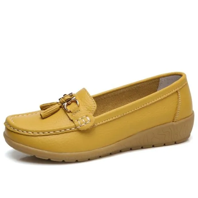 Women's Loafers Slip On Flat Moccasins Shoes