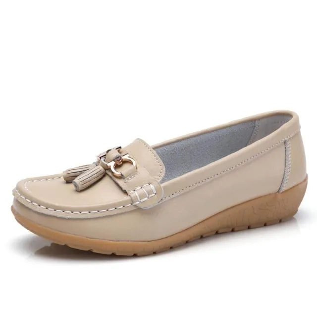 Women's Loafers Slip On Flat Moccasins Shoes