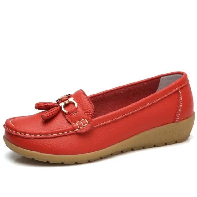 Women's Loafers Slip On Flat Moccasins Shoes