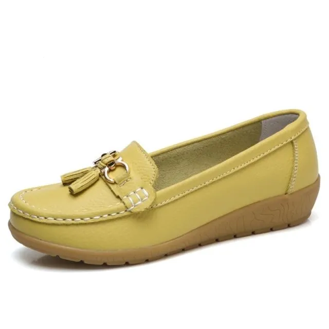 Women's Loafers Slip On Flat Moccasins Shoes