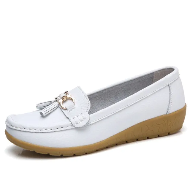 Women's Loafers Slip On Flat Moccasins Shoes