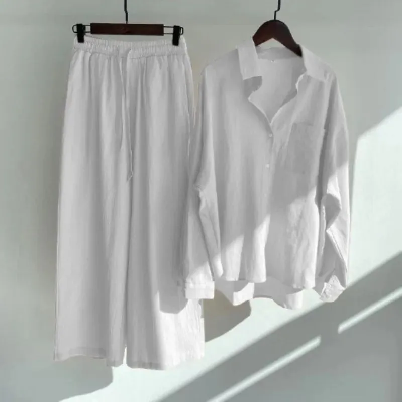 Women's Two Piece Casual Long Sleeve  classic set