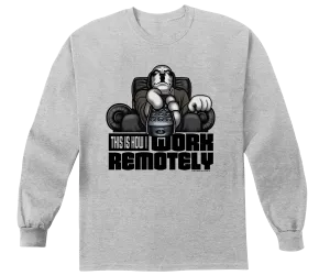 Work Remotely Long Sleeve T-shirt