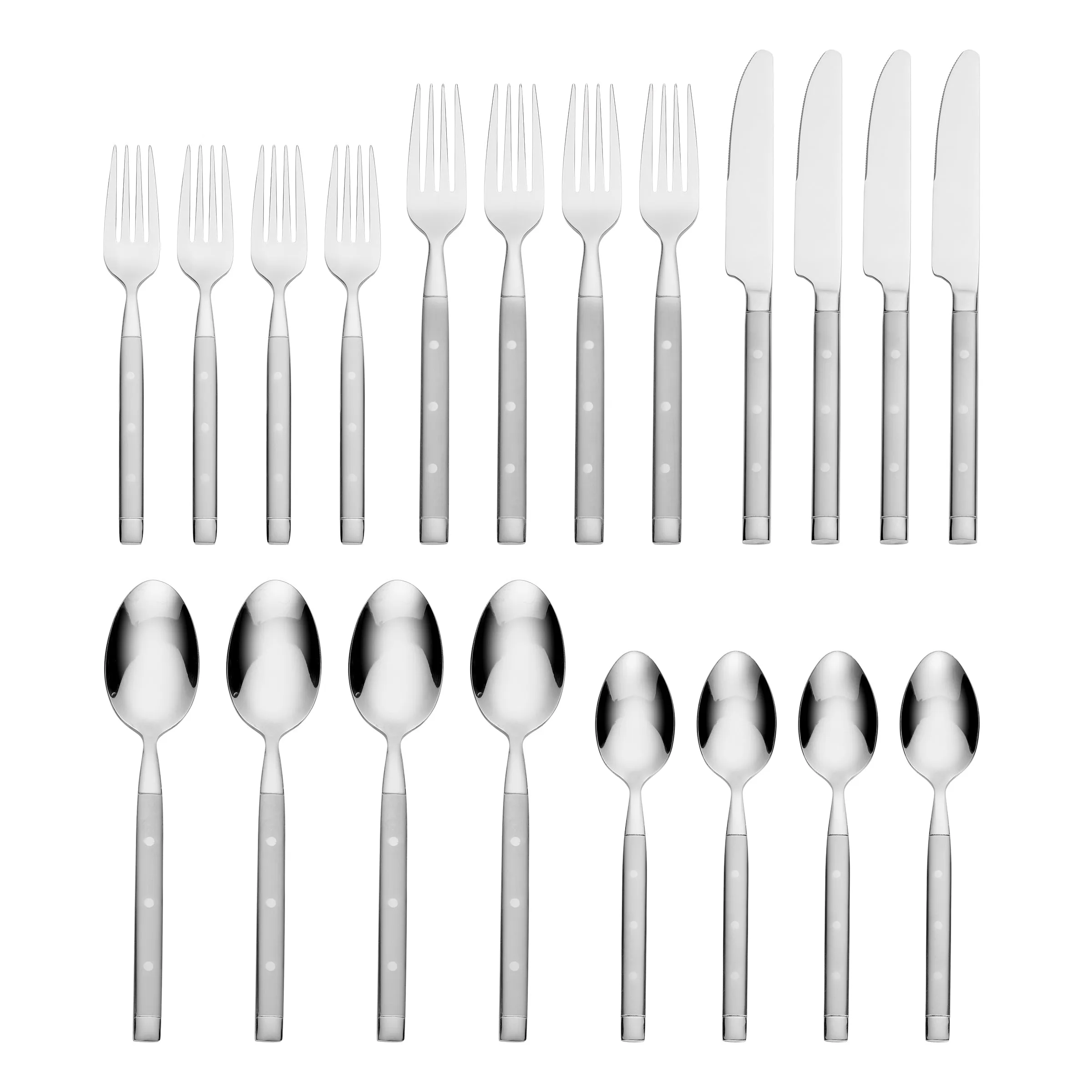 Yorktown Frosted 20 Piece Flatware Set